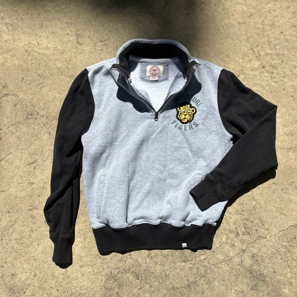 Vintage Style Missouri Tigers Quarter Zip